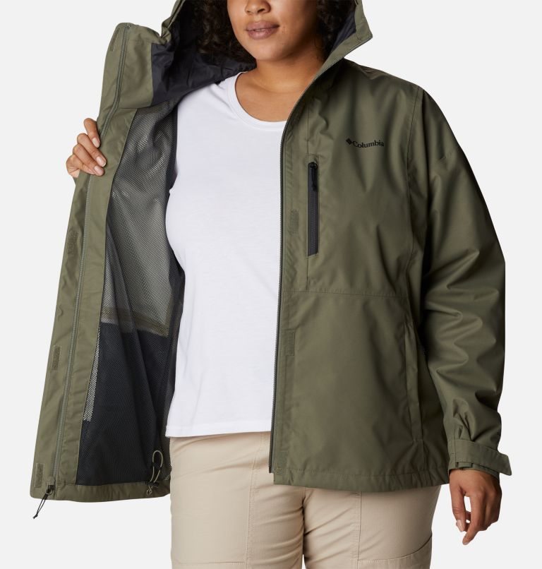 Jacheta Columbia Hikebound Dama Masline Verzi | Plus Size HNS8ZAQ7M